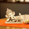 Cultured Marble Ganesha Reclining Position Statue